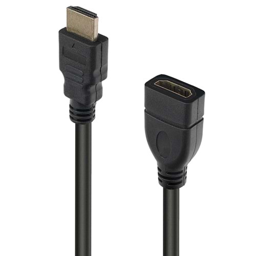 POWERMASTER HDMI ERKEK DİŞİ ERKEK DİŞİ 2 METRE UZATMA GOLD KABLO