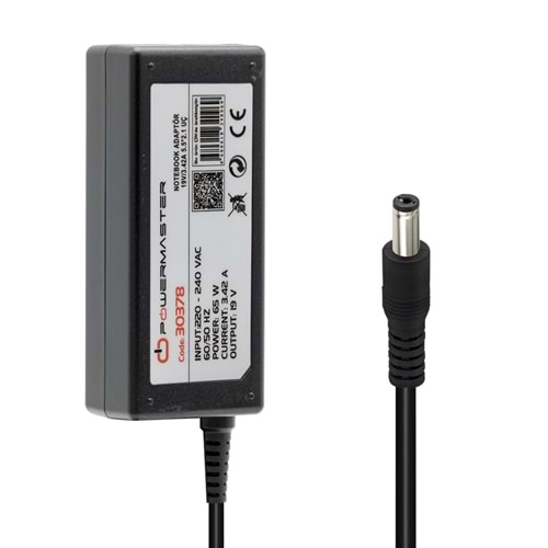 POWERMASTER 19 VOLT - 3.42 AMPER 5.5*2.1 UÇLU ACER NOTEBOOK ADAPTÖR