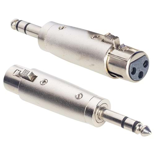CANON XRL DİŞİ/6.3 MM STEREO GİTAR ERKEK CANON ÇEVİRİCİ JACKPOWERMASTER 3167