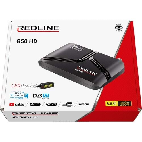 REDLINE G50-HD FULL HD 1080P MİNİ UYDU ALICI
