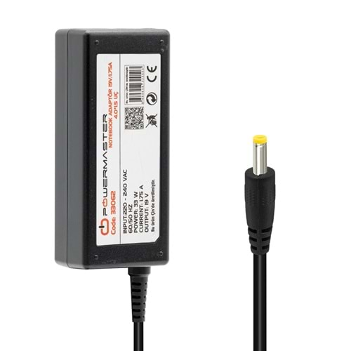 POWERMASTER 19 VOLT - 1.75 AMPER 4.0*1.5 AMPER ASUS NOTEBOOK ADAPTÖR