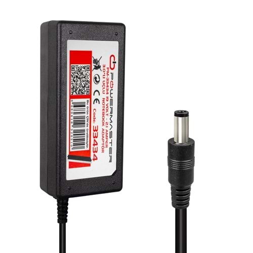 POWERMASTER PM-33434 19 VOLT - 2.1 AMPER 5.5*2.5 UÇLU SAMSUNG NOTEBOOK ADAPTÖR