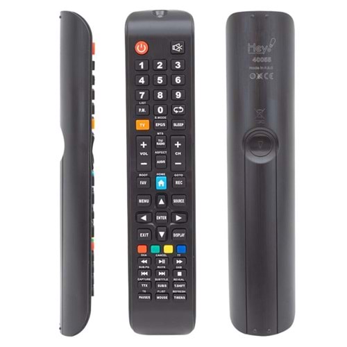 HEY KL SKYTECH SARI TV TUŞLU SMART LCD LED TV KUMANDA (70144=40055=19808)