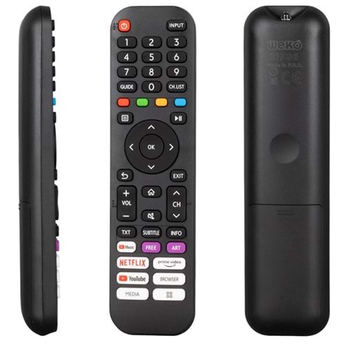 HEY KL AWOX NETFLIX-YOUTUBE-PRIME VIDEO TUŞLU LCD LED TV KUMANDA (40174=21786)