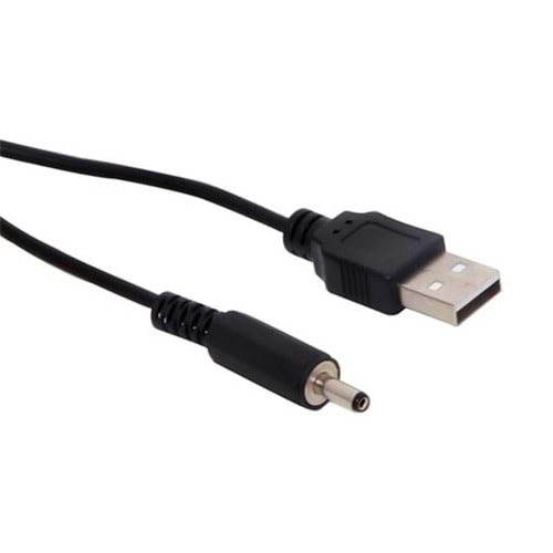 POWERMASTER USB KALIN (3.5*1.35) ADAPTÖR JACKLI KABLO 1 METRE