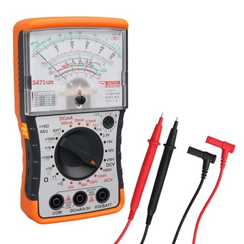 POWERMASTER PM-4965 ANALOG MULTİMETRE ÖLÇÜ ALETİ * S471 PRO