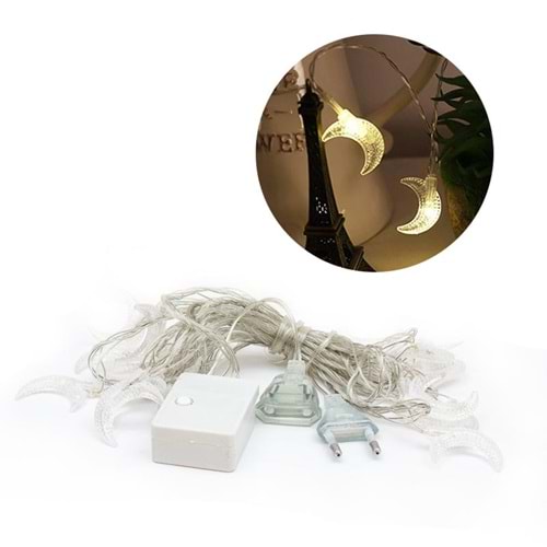 LEDON LD-0014 ANİMASYONLU 4.5 METRE EKLENEBİLİR GÜNIŞIĞI AY YILBAŞI LED IŞIK