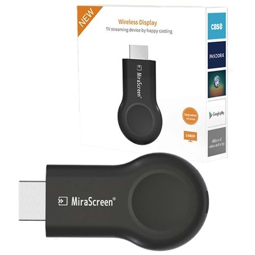 MİRASCREENMİRASCREEN MX PRO KABLOSUZ SES GÖRÜNTÜ AKTARICI HDMI DONGLE (1080P FULL HD, AİRPLAY & MİRACAST DESTEKLİ)