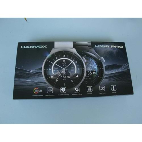 Harvox Watch Hx-4 Pro Akıllı Saat Apple iPhone ve Android Tüm Telefonlara Uyumlu