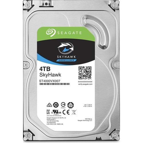 Seagate 4tb Seagate Skyhawk 64MB 7/24 Rv - ST4000VX007