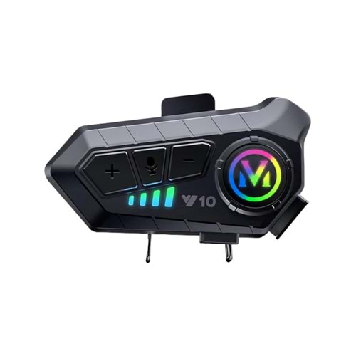 Y10 Motosiklet Kablosuz Kask Kulaklık Intercom Bluetooth 5.3 Su Geçirmez