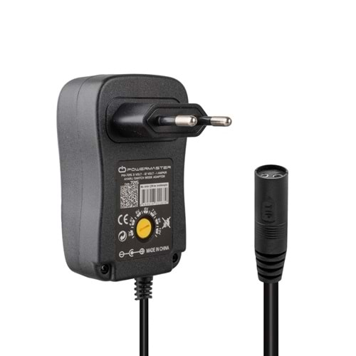 POWERMASTER PM-7215 3 VOLT - 12 VOLT - 1 AMPER 30W ÇOK UÇLU AYARLI SWITCH MODE ADAPTÖR