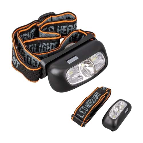 POWERMASTER CY-2088 LEDLİ USB ŞARJLI KAFA LAMBASI FENERİ