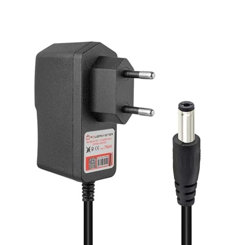 POWERMASTER PM-7564 22 VOLT - 0.2 AMPER 5.5*2.5 UÇLU ŞARJLI SÜPÜRGE ADAPTÖRÜ