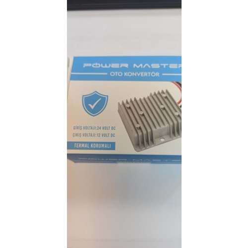 POWERMASTER PM-8202 24V DC / 12V DC 30 AMPER OTO KONVERTÖR
