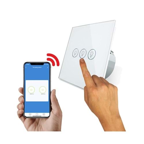 ALPSMART AKILLI Wi-Fi DUVAR ANAHTARI | AS-873EU