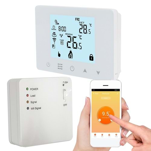 ALPSMART AKILLI Wi-Fi KOMBİ TERMOSTATI | AS-882K