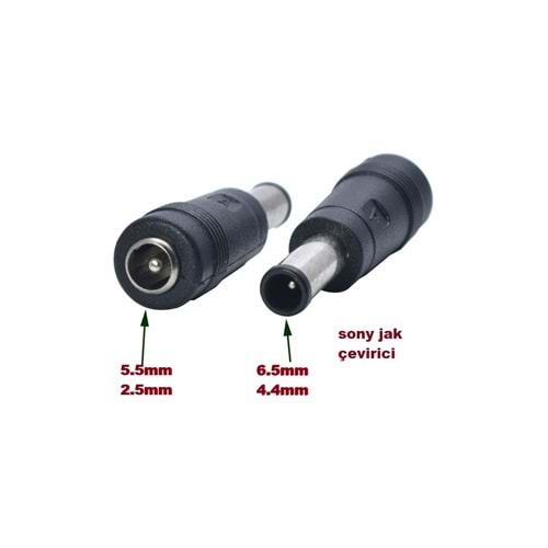 5,5*2,5 GİRİŞ 4,0*0,17 ÇIKIŞ YAYLI JACK