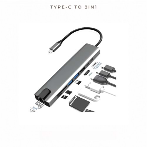TYPE-C TO 8IN1
