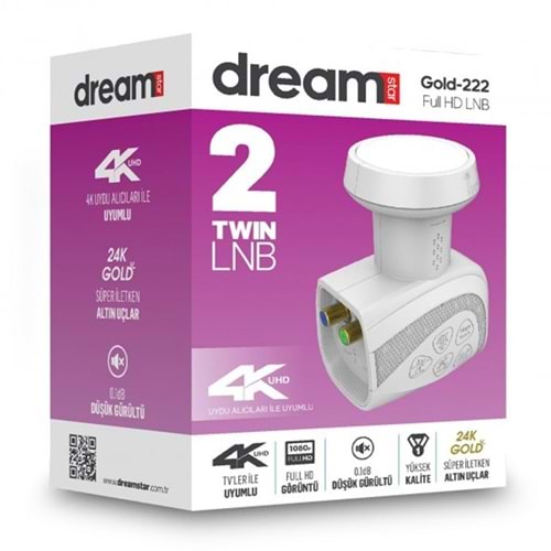 DREAMSTAR 2 TWIN ÇİFTLİ FULL HD LNB
