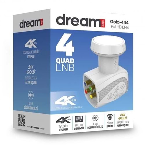 DREAMSTAR 4 LÜ QUAD FULL HD LNB