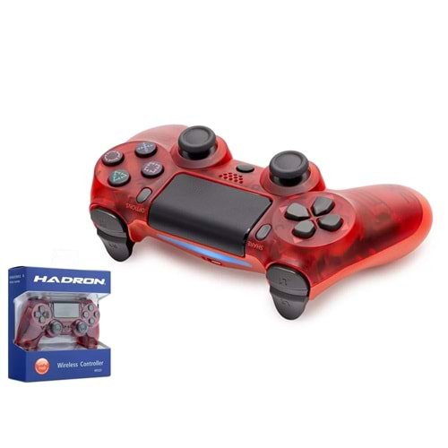 HADRON HD323E PS4 GAMEPAD TRANSPARENT KIRMIZI