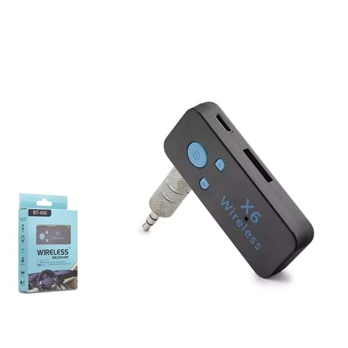 Hadron Hd9004 Aux Music Receiver Bluetooth Dongle + Hands Free Siyah