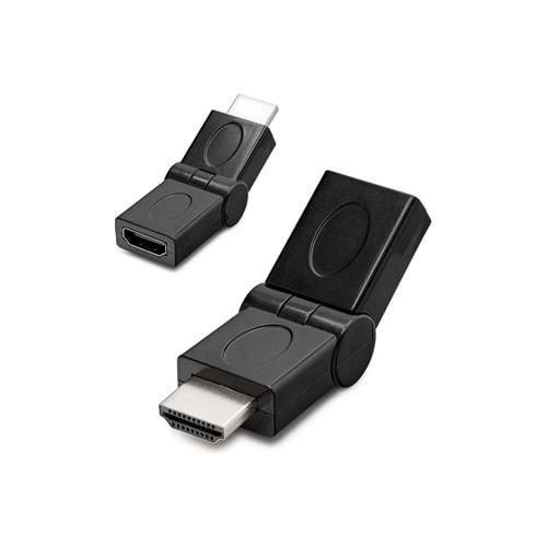 HADRON HDX1257 HDMI TO HDMI ADAPTÖR L TİP M/F SİYAH