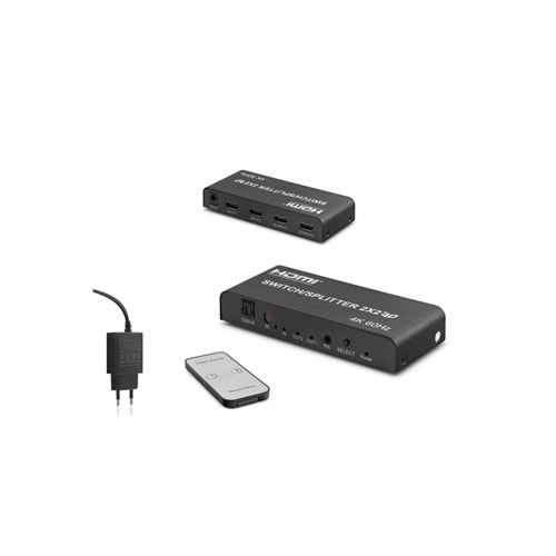 HADRON HDX1335 HDMI SWITCH & SPLITTER 2GİRİŞ 2ÇIKIŞ