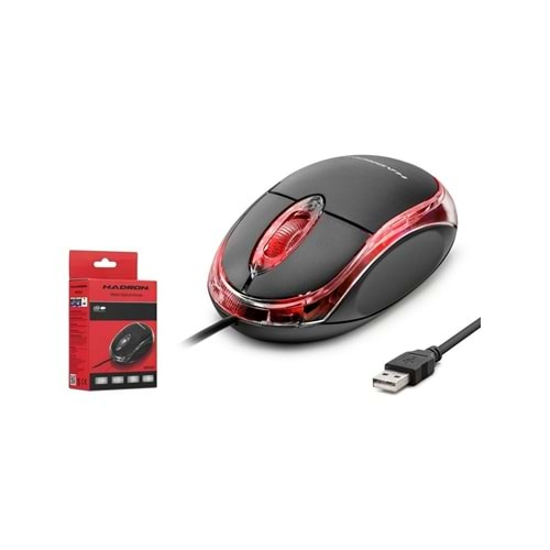 HADRON HDX3251 MOUSE KABLOLU USB LEDLİ 800 DPI 113CM