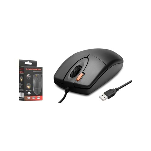 HADRON HDX3258 MOUSE KABLOLU USB ÇİFT CLICK 800 DPI 120CM