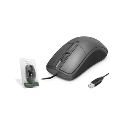 HADRON HDX3261 USB Optik Mouse 1400 DPI 3 Tuş Siyah