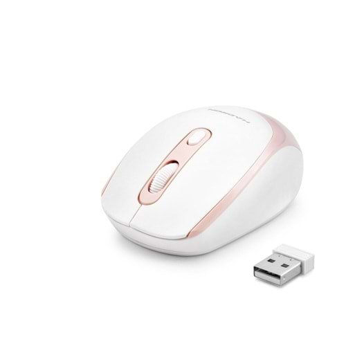 HADRON HDX3406 MOUSE WIRELESS 800/1600 DPI (PEMBE)