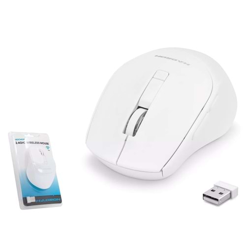 Hadron Hdx3408g Wireless Mouse 600/1600Dpi Beyaz