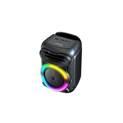 HEPU HP-114 Partybox Bluetooth Hoparlör – 4” Hoparlör, 15W Güç, RGB Işık, TWS Destekl