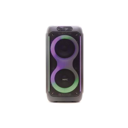 HEPU HP 939 Taşınabilir Şarjlı Bluetooth Hoparlör 80 w Rms 2*8 inc Woofer Extra Bass Karaoke Mikrafon