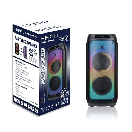 HEPU HP-965 ŞARJLI TAŞINABİLİR BLUETOOTH HOPARLÖR