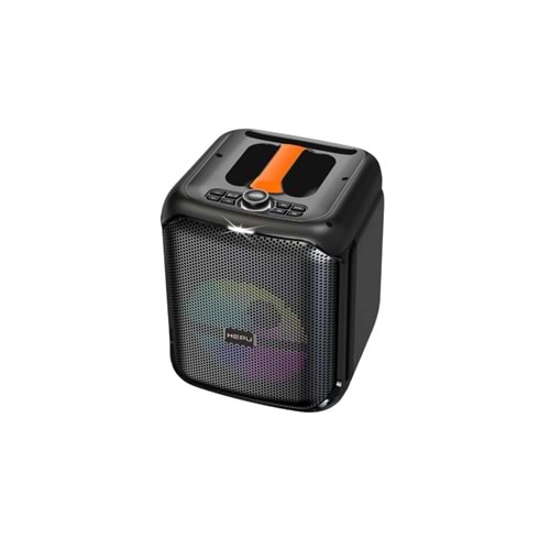 HEPU HP-975 Partybox Hoparlör – 15W Güç, 8” Woofer, RGB Işık Efektleri, Kablosuz Mikrofonlu, Taşınabilir Tasarım