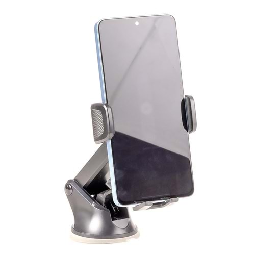 HEPU HP-A01 Araç İçi Telefon Tutucu – Cam ve Torpido Uyumlu + Ayarlanabilir Kol + Vakumlu Vantuz