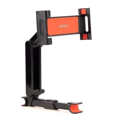 HEPU HP-A28 Koltuk Arkası Telefon & Tablet Tutucu – Ayarlanabilir Kol + 360° Dönebilir Başlık