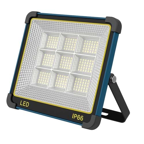 HEPU HP-L05 Taşınabilir LED Çalışma Lambası – 300W Güç, 60 LED, IP66, USB Şarjlı