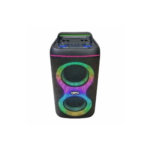 HEPU HP-S60 Partybox Bluetooth Hoparlör – 2×6.5” Hoparlör, 30W Güç RGB IşıkHEPU HP-S60 Partybox Bluetooth Hoparlör – 2×6.5” Hoparlör, 30W Güç RGB IşıkHEPU HP-S60 Partybox Bluetooth Hoparlör – 2×6.5” Hoparlör, 30W Güç RGB Işık