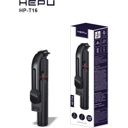HEPU TRIPOD + SELFİE ÇUBUĞU HEPU HP-T16