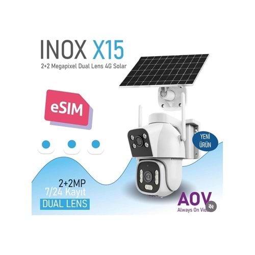 INOX X15 4G PTZ Kamera Beyaz Renk Yüksek Çözünürlük ve Gece Görüşü Özellikleriyle Tüm Mekanlar İçin