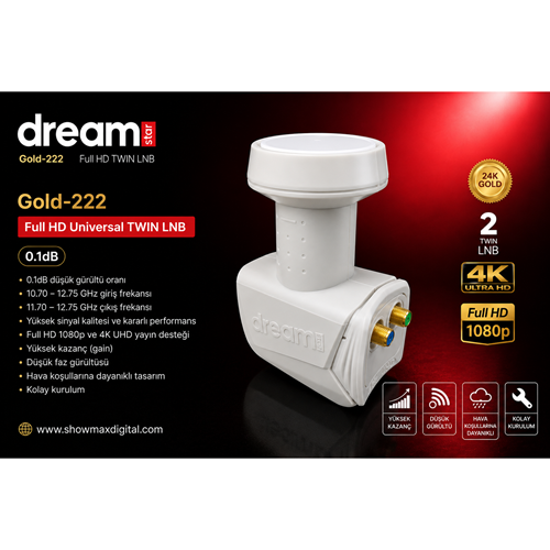 SHOWMAX TWIN LNB PLATİNUM-222
