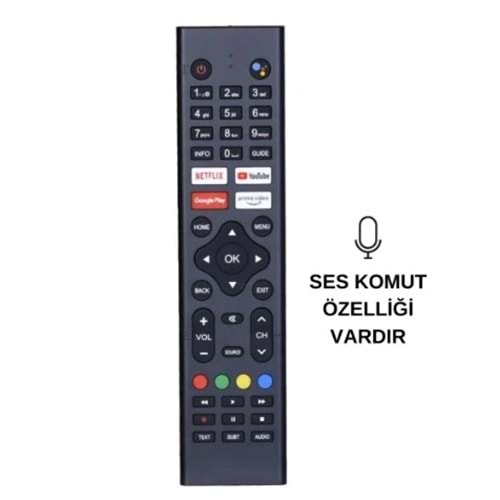 ORJ-0104-B SUNNY SES KOMUTLU NETFLİX-YOUTUBEGOOGLE PLAY PRİME VİDEO TUŞLU ORJİNAL ANDROID