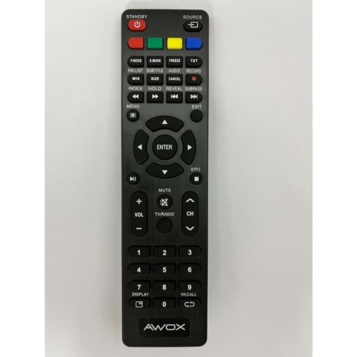 ORJ-0196 YUMATU-AWOX ORJİNAL KUMANDA KISA KALIP LCD TV KUMANDA