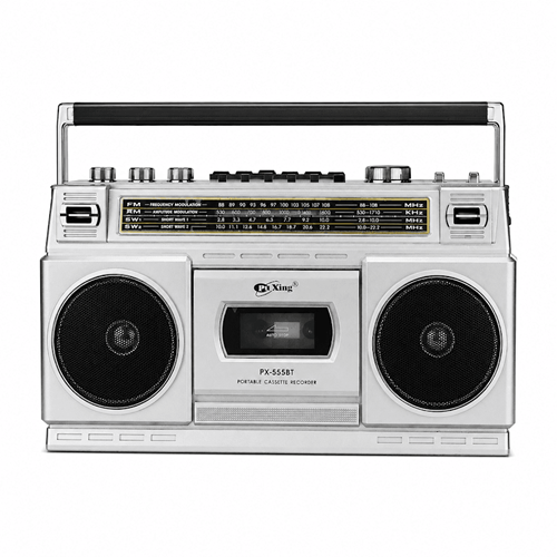 GLR PX-555BT Nostaljik Kaset Çalar Görünümlü Bluetooth Radyo Hoparlör
