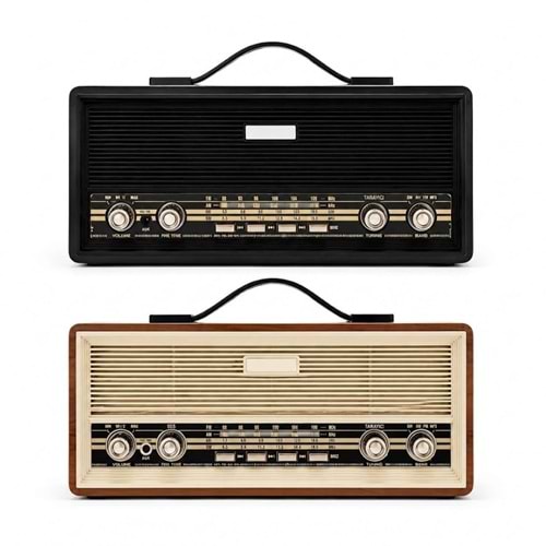GLR PX-630BT Nostaljik Görünümlü Bluetooth Radyo Hoparlör