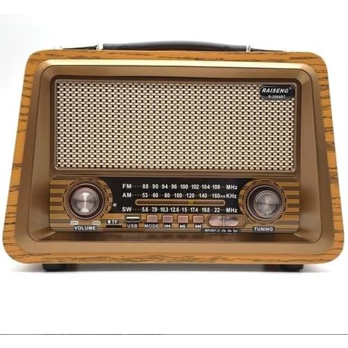RAISENG R-2066BT Retro Klasik Tasarım Bluetooth Hoparlör